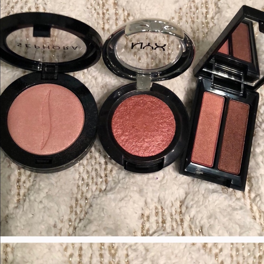Sephora collection and smashbox eyeshadows
